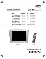 Sony KV-32XBR400 Service Manual preview