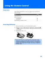 Preview for 40 page of Sony KV-34XBR800 Operating Instructions Manual