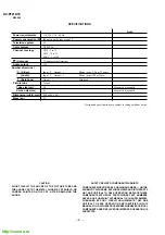 Preview for 2 page of Sony KV-PF21K70 Trinitron Service Manual