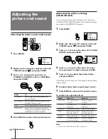 Preview for 18 page of Sony KV-V28 Operating Instructions Manual