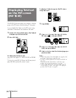 Preview for 28 page of Sony KV-V28 Operating Instructions Manual