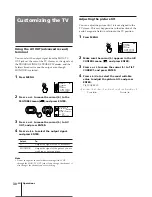 Preview for 30 page of Sony KV-V28 Operating Instructions Manual