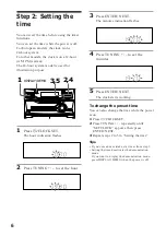 Preview for 6 page of Sony LBT-G2500 - Lbt Electronics Operating Instruction