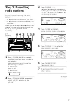 Preview for 7 page of Sony LBT-G2500 - Lbt Electronics Operating Instruction