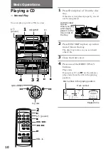 Preview for 10 page of Sony LBT-G2500 - Lbt Electronics Operating Instruction