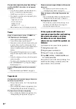 Preview for 38 page of Sony LBT-ZX8 - Mini Hi-fi Component System Operating Instructions Manual