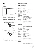 Preview for 19 page of Sony LMD-150 Operating Instructions Manual