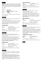 Preview for 2 page of Sony LMP-Q130 Operating Instructions