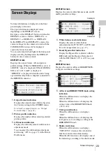 Preview for 23 page of Sony MCC3000MT Instructions For Use Manual