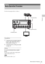 Preview for 25 page of Sony MCC3000MT Instructions For Use Manual