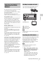 Preview for 27 page of Sony MCC3000MT Instructions For Use Manual