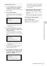 Preview for 39 page of Sony MCC3000MT Instructions For Use Manual