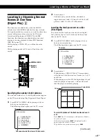 Preview for 19 page of Sony MCE-C98K Operating Instructions Manual