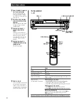 Preview for 8 page of Sony MCE-CX80K Operating Instructions Manual