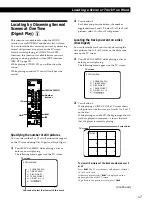 Preview for 17 page of Sony MCE-CX80K Operating Instructions Manual