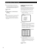 Preview for 18 page of Sony MCE-CX80K Operating Instructions Manual