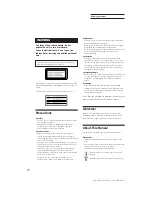 Preview for 5 page of Sony MCE-F500 Operating Instructions Manual