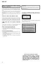 Preview for 2 page of Sony MCE-SV7 Service Manual