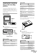 Preview for 17 page of Sony MD Walkman MZ-R5ST Operating Instructions Manual