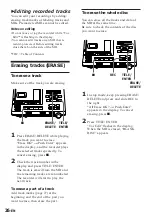Preview for 26 page of Sony MD Walkman MZ-R5ST Operating Instructions Manual