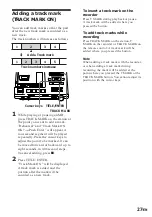 Preview for 27 page of Sony MD Walkman MZ-R5ST Operating Instructions Manual