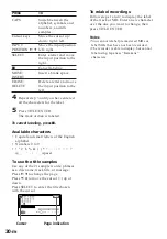 Preview for 30 page of Sony MD Walkman MZ-R5ST Operating Instructions Manual
