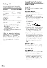 Preview for 38 page of Sony MD Walkman MZ-R5ST Operating Instructions Manual