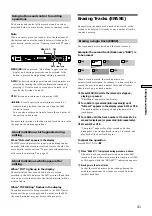 Preview for 41 page of Sony MDS-E10 Operating Instructions Manual