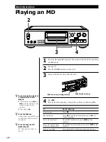 Preview for 12 page of Sony MDS-JA555ES - Md Player Operating Instructions Manual