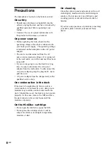 Preview for 8 page of Sony MDS-NT1 Operating Instructions Manual