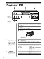 Preview for 8 page of Sony MDS-S39 Operating Instructions Manual