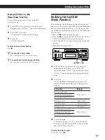 Preview for 31 page of Sony MDS-S39 Operating Instructions Manual