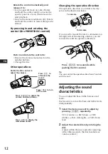 Preview for 12 page of Sony MDX-62 Operating Instructions Manual