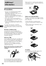 Preview for 18 page of Sony MDX-62 Operating Instructions Manual