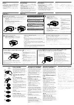 Preview for 2 page of Sony MDX-65 Operating Instructions