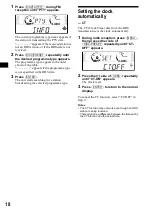 Preview for 18 page of Sony MDX-CA680 Operating Instructions Manual