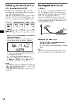 Preview for 22 page of Sony MDX-CA680 Operating Instructions Manual