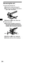 Preview for 24 page of Sony MDX-CA680 Operating Instructions Manual