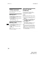 Preview for 20 page of Sony MDX-CA680X Operating Instructions Manual