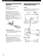 Preview for 4 page of Sony MegaStorage CDP-CX355 Operating Instructions Manual