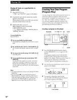 Preview for 18 page of Sony MegaStorage CDP-CX355 Operating Instructions Manual