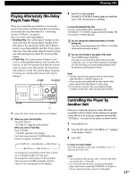 Preview for 23 page of Sony MegaStorage CDP-CX355 Operating Instructions Manual