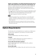 Preview for 5 page of Sony Memory Stick Autorun v1.3 Operating Instructions Manual