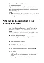 Preview for 8 page of Sony Memory Stick Autorun v1.3 Operating Instructions Manual