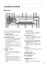 Preview for 7 page of Sony MEX-BT3000 Operating Instructions Manual