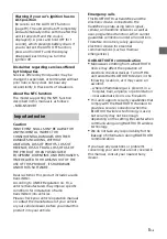 Preview for 3 page of Sony MEX-N4300BT Operating Instructions Manual