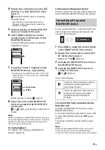 Preview for 9 page of Sony MEX-N4300BT Operating Instructions Manual