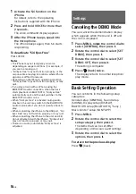 Preview for 18 page of Sony MEX-N4300BT Operating Instructions Manual