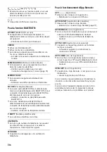 Preview for 86 page of Sony MEX-N6000BD Operating Instructions Manual