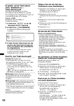 Preview for 72 page of Sony MEXBT5700U - CD Receiver Bluetooth Hands-Free Operating Instructions Manual